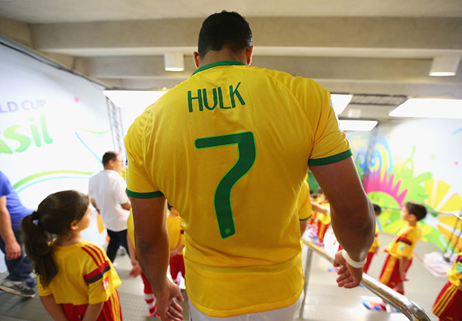 Givanildo Vieira de Souza, Hulk. Photo: Getty Images 