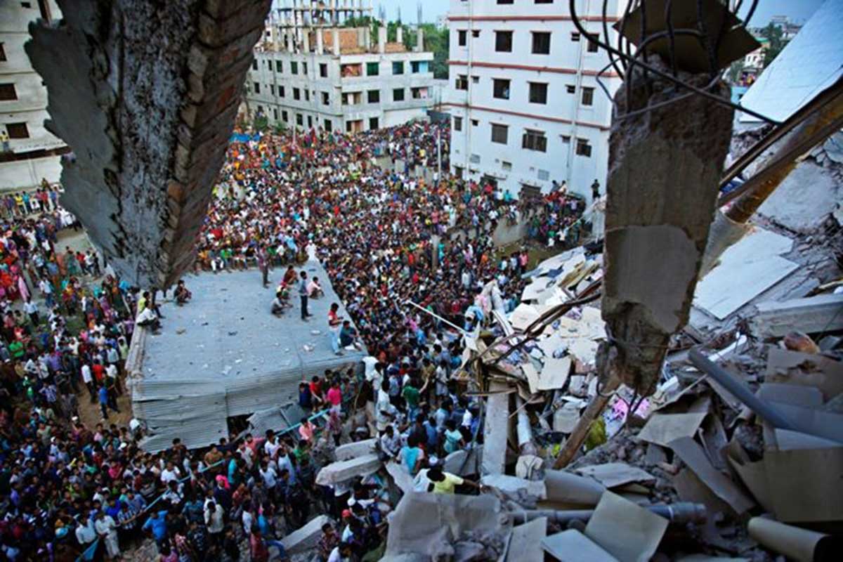 Rana Plaza collapsed last year killing 1,135 workers and is the worst industrial disaster in Bangladesh history. Photo: Mohiuddin Saiful