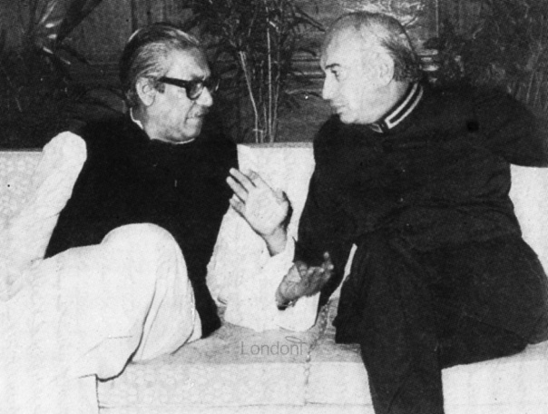 Bangabandhu Sheikh Mujibur Rahman and Zulfikar Ali Bhutto